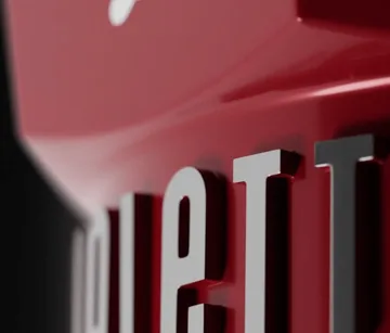 Moka esclusiva Bialetti - Rosso, 6 tazze - Bialetti