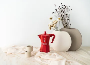 Moka esclusiva Bialetti - Rosso, 6 tazze - Bialetti