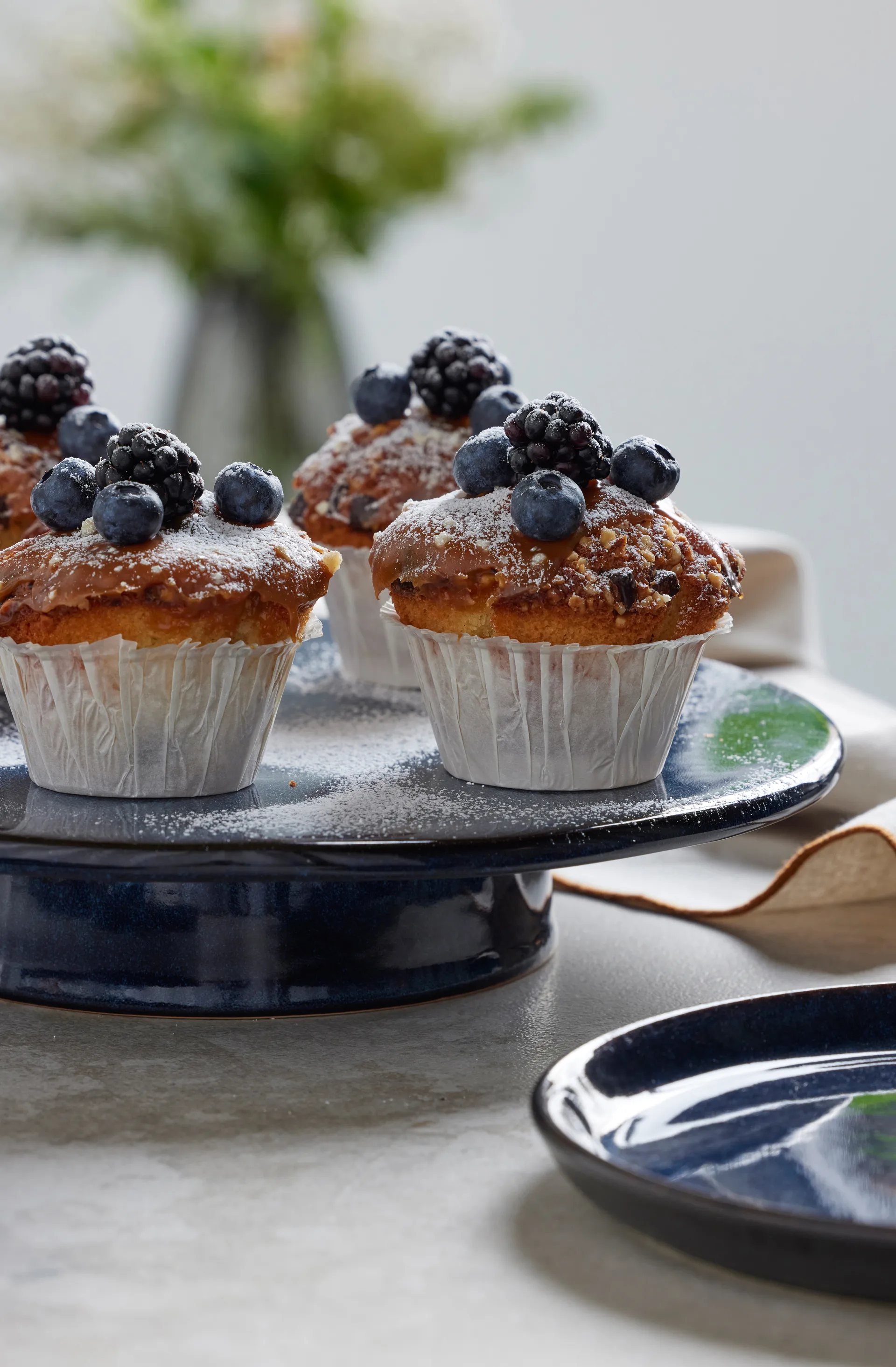 Alzatina Bitz Ø 30 cm, Blu scuro Bitz