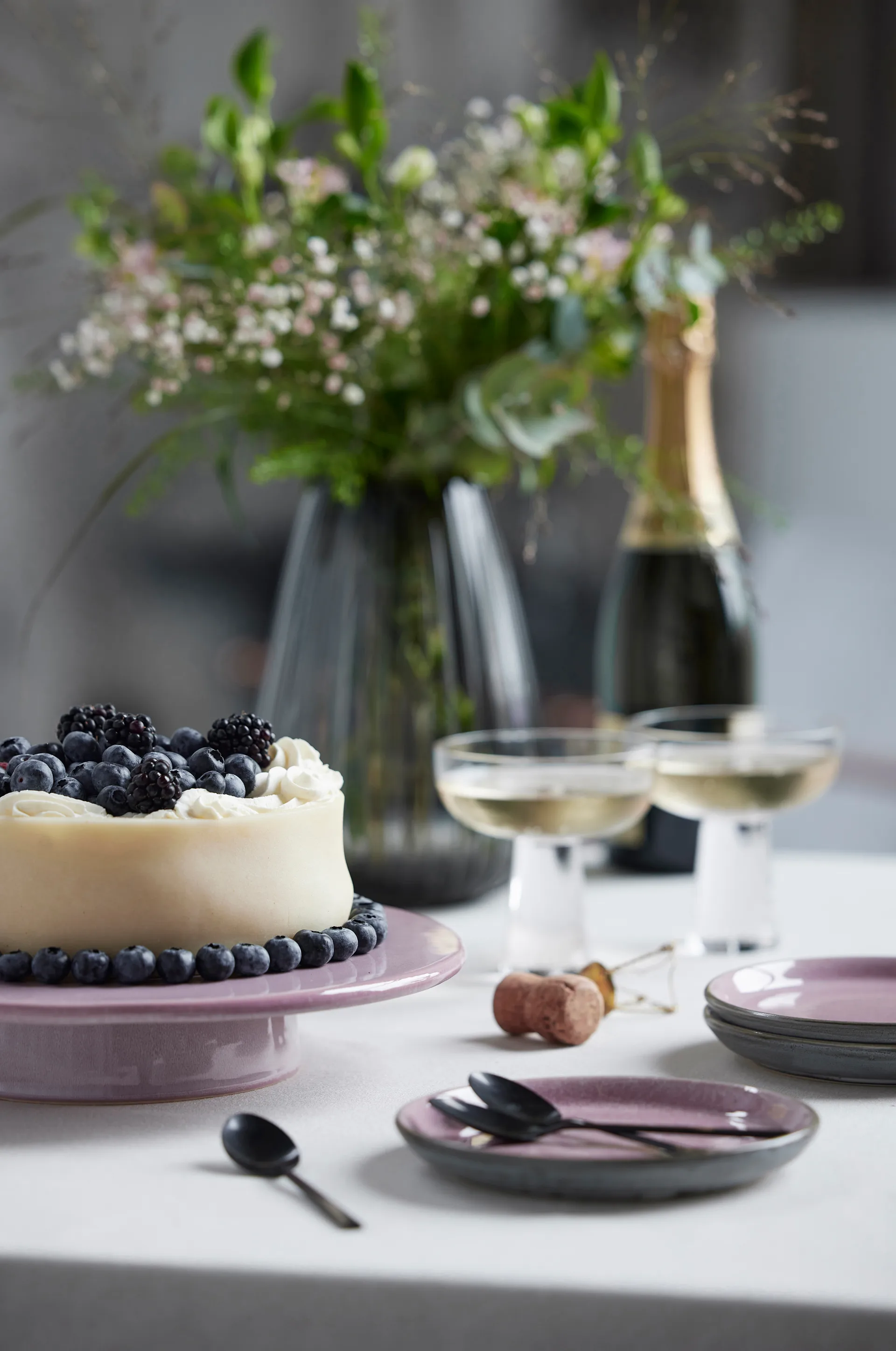 Alzatina Bitz Ø 30 cm, Blu scuro Bitz