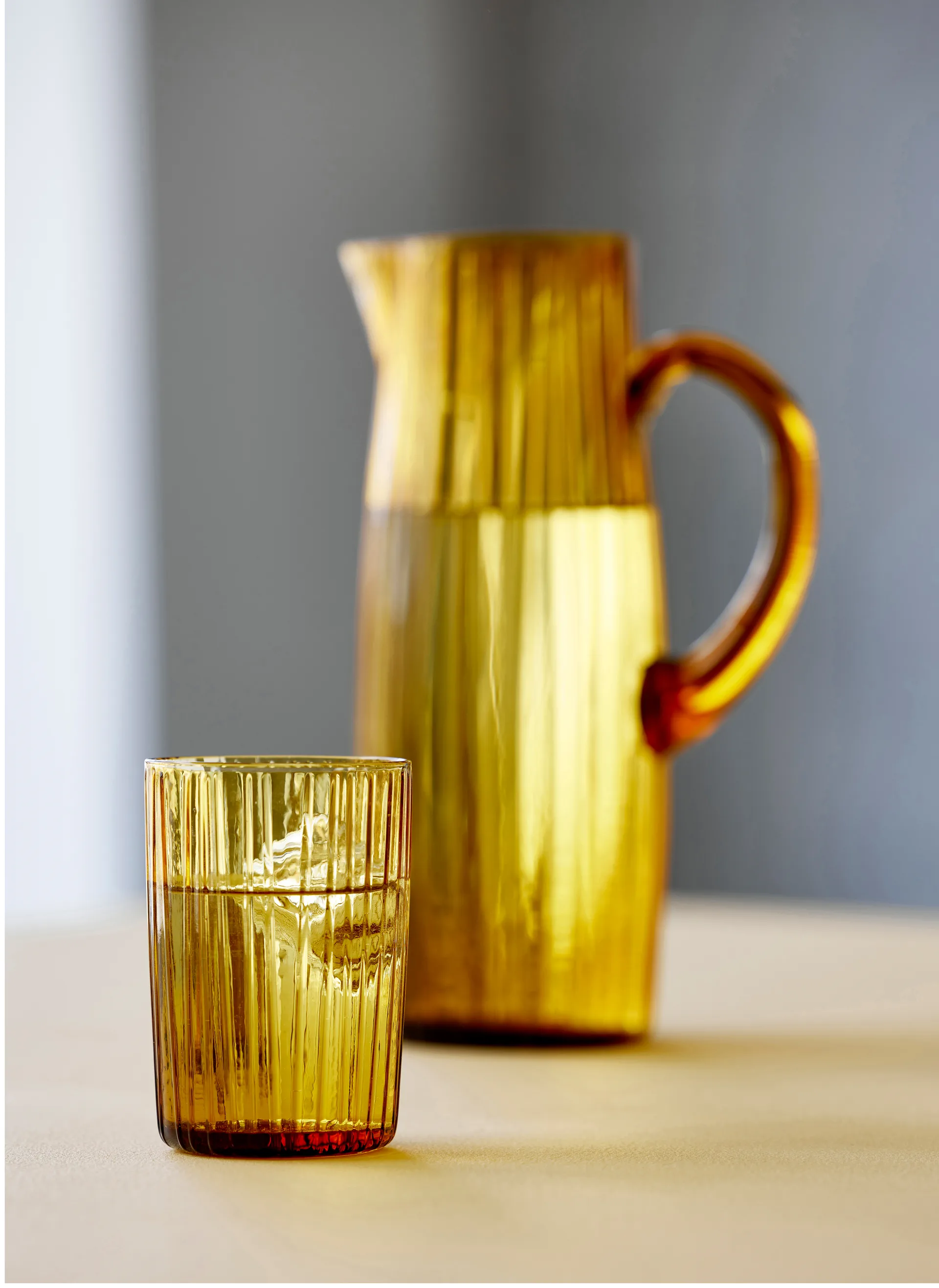 Bicchiere per acqua 28 cl Kusintha, confezione da 4, Ambra Bitz