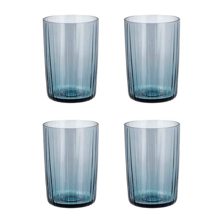 Bicchiere per acqua 28 cl Kusintha, confezione da 4 - Blu - Bitz