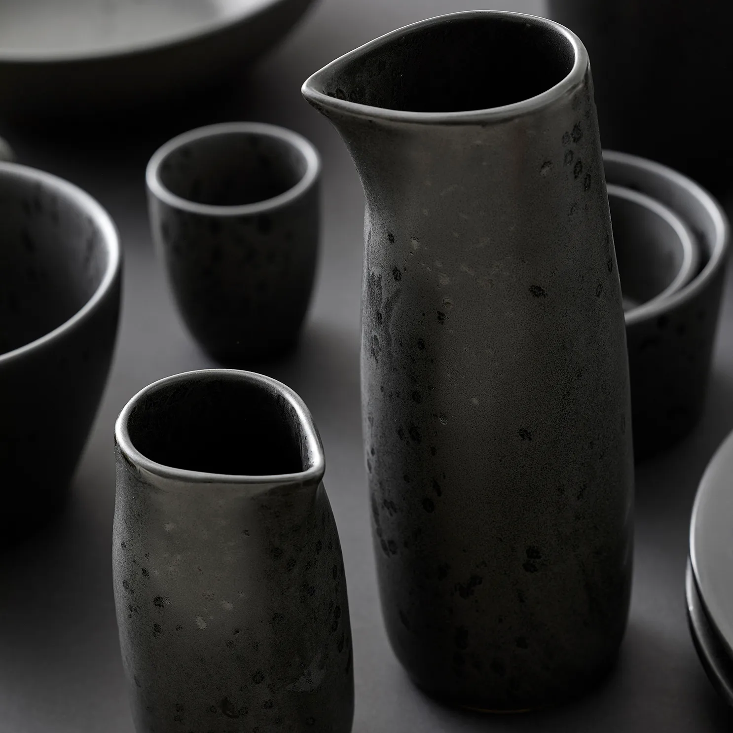 Bricco per latte Bitz 50 cl opaca, nero Bitz