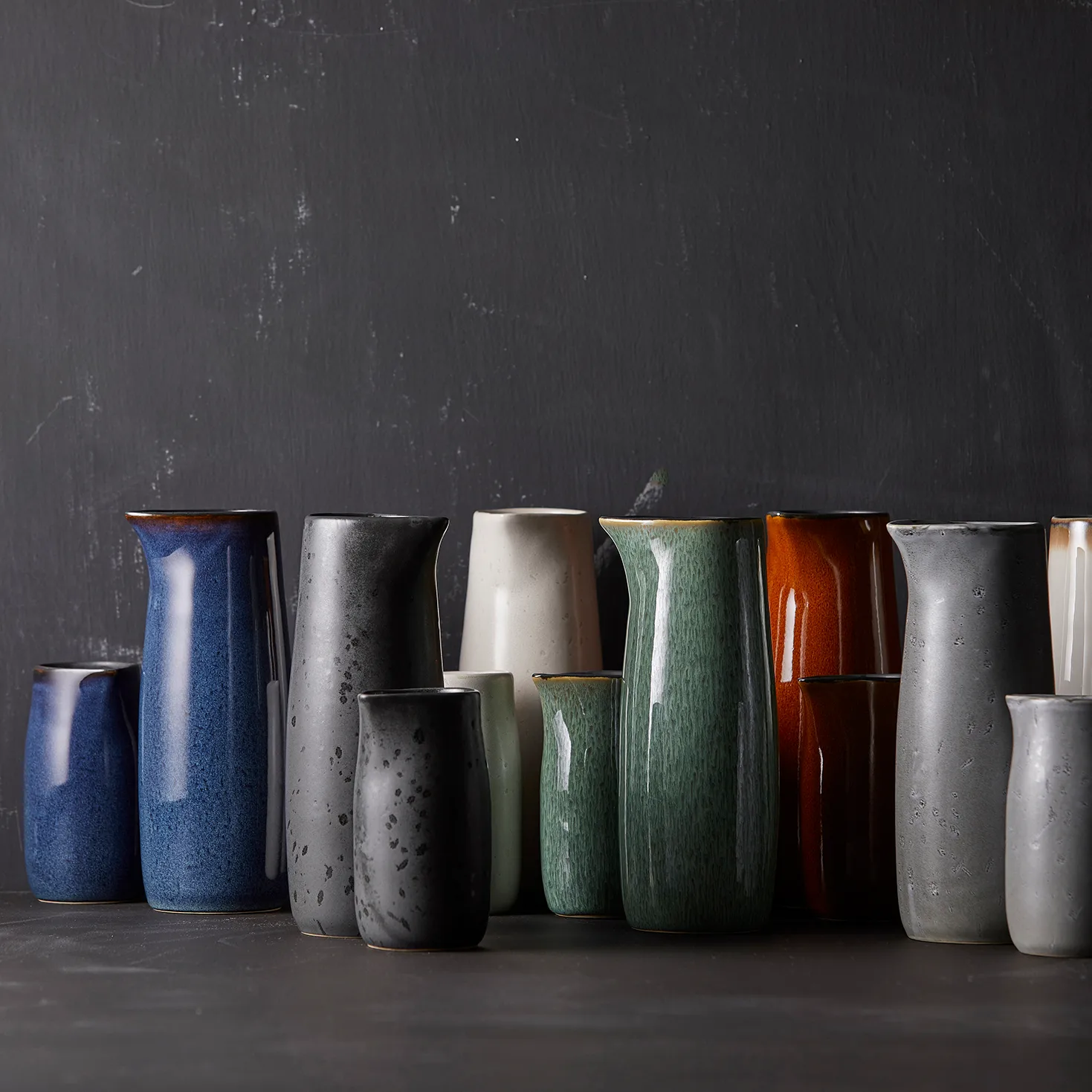 Bricco per latte Bitz 50 cl opaca, nero Bitz