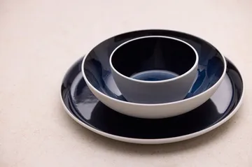 Ciotola per pasta Bitz Gastro Ø20 cm - Bianco-blu scuro - Bitz