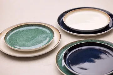 Piatto Bitz gastro Ø 21 cm - Bianco-blu scuro - Bitz