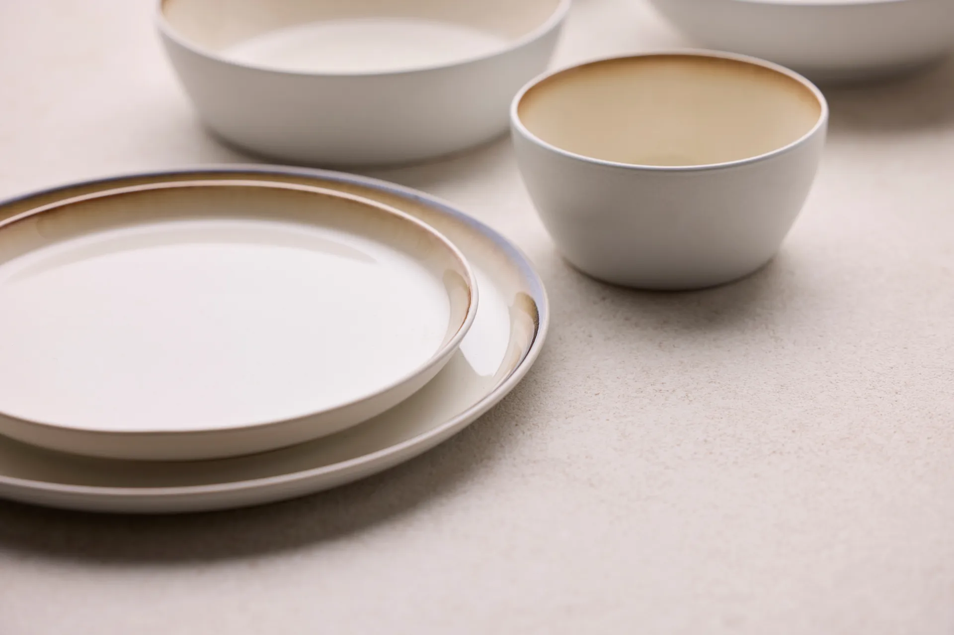 Piatto Bitz gastro Ø 21 cm, Bianco-crema Bitz