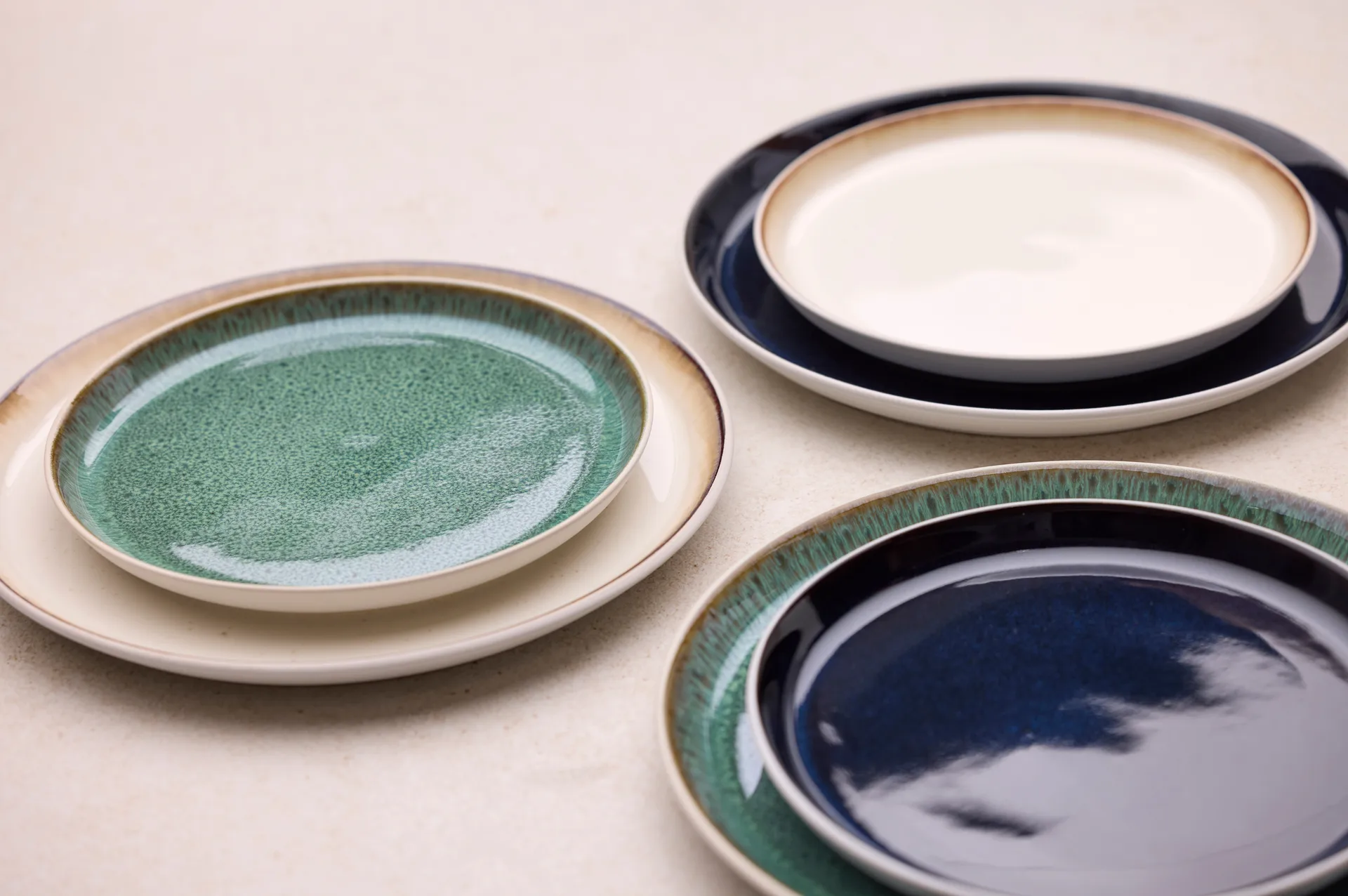 Piatto Bitz gastro Ø 21 cm, Bianco-crema Bitz