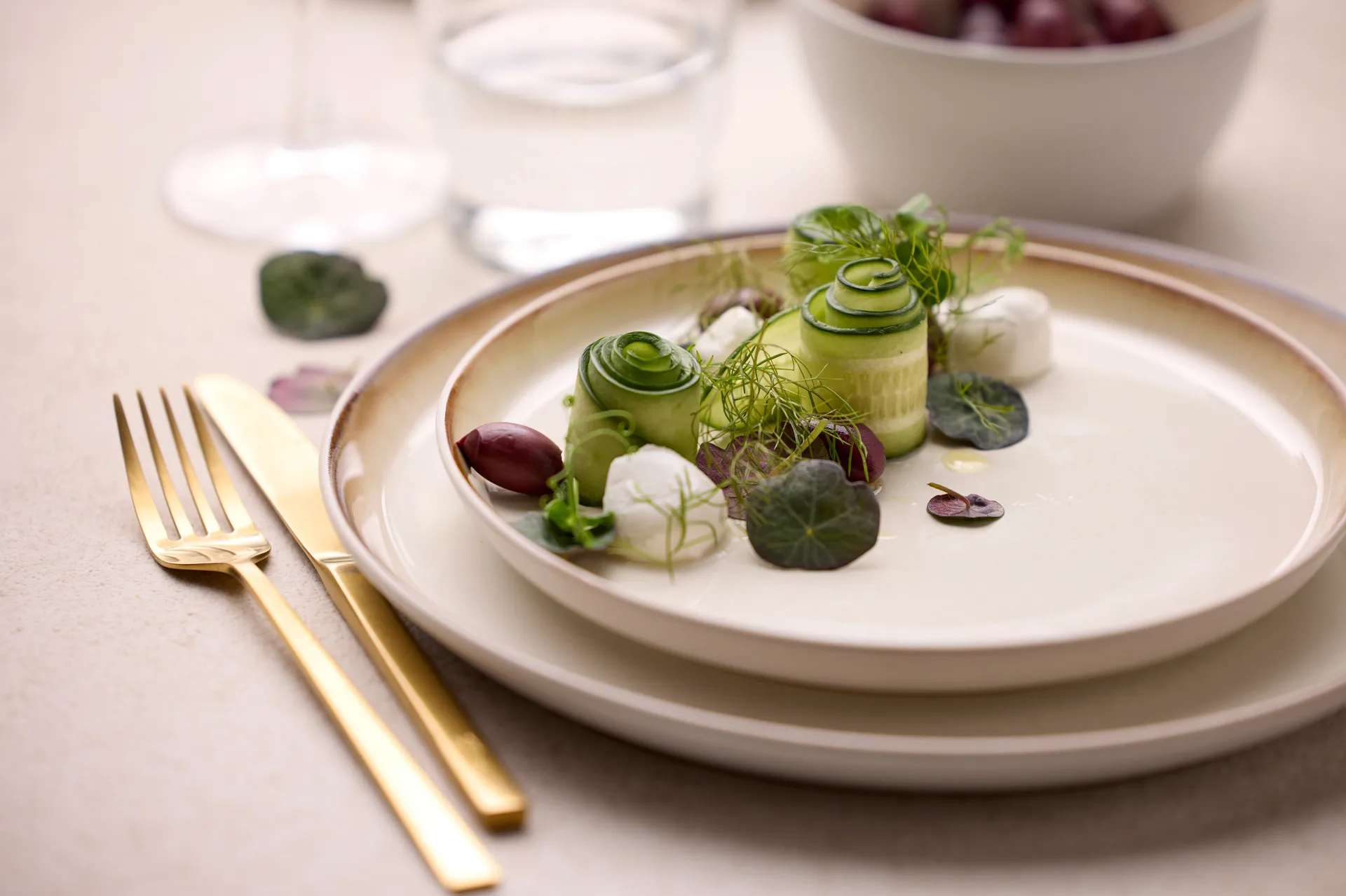 Piatto Bitz gastro Ø 21 cm, Bianco-crema Bitz