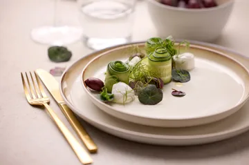 Piatto Bitz gastro Ø27 cm - Bianco-crema - Bitz