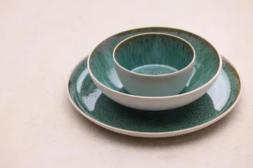 Piatto Bitz gastro Ø27 cm - Bianco-verde - Bitz