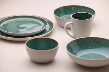 Piatto Bitz gastro Ø27 cm - Bianco-verde - Bitz