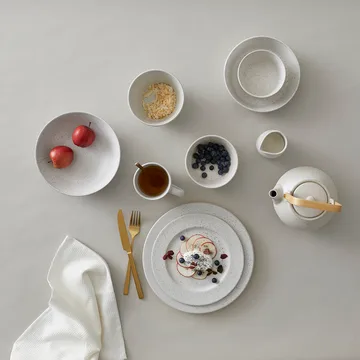 Piatto da dessert Bitz Ø 22 cm opaco - bianco crema opaco - Bitz