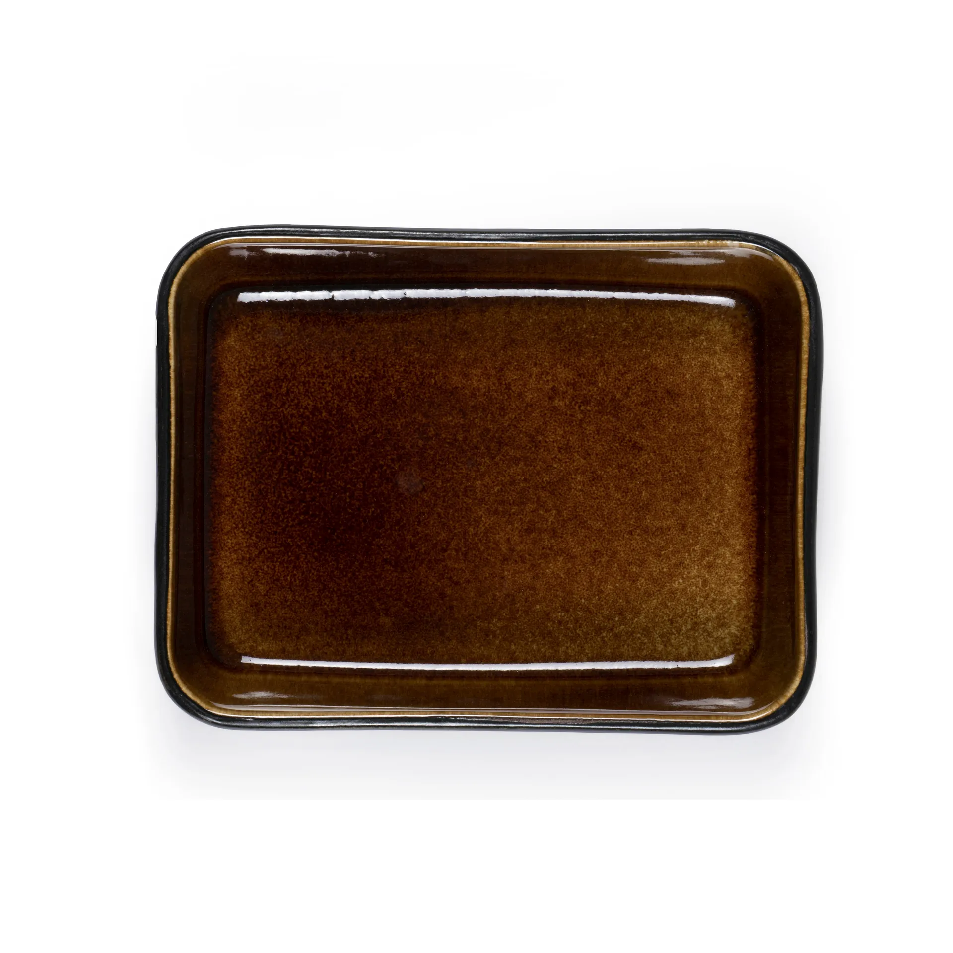 Piatto da portata Bitz nero 19x14 cm, Ambra Bitz