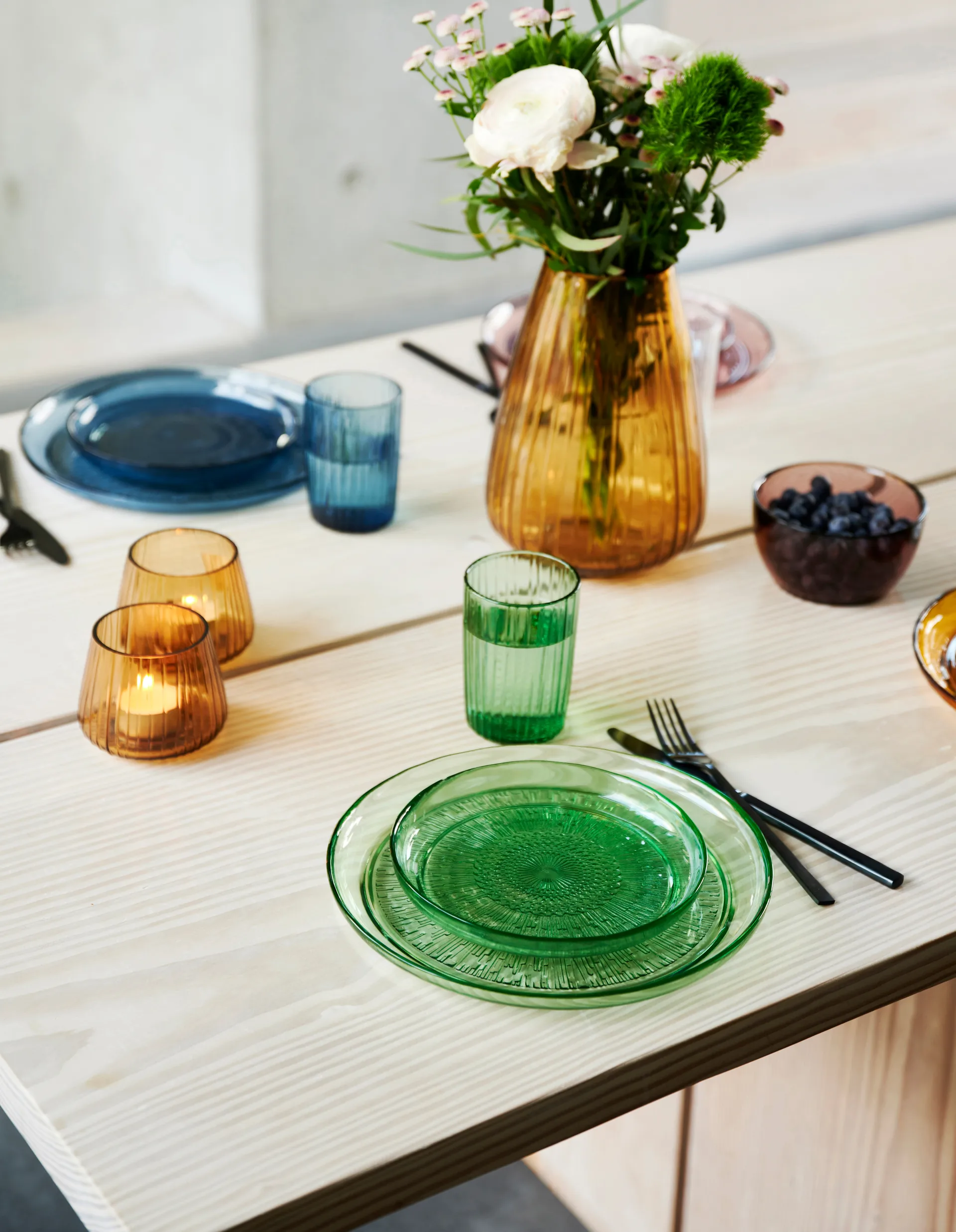 Piatto Kusintha Ø 25 cm, Verde Bitz