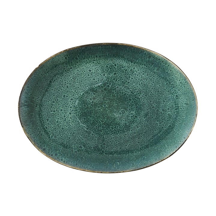 Piatto ovale Bitz 45x34 cm - Nero-verde - Bitz