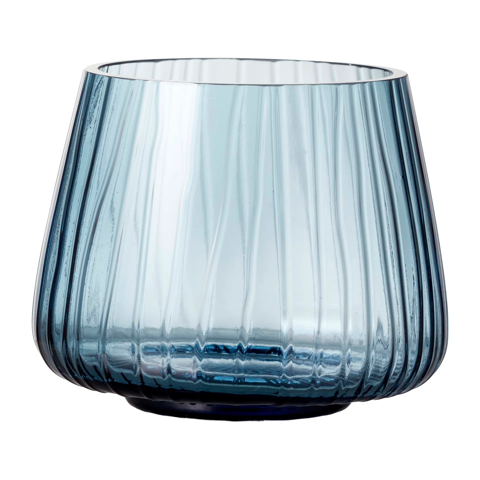 Portacandele Kusintha 7,5 cm, confezione da 2, Blu Bitz