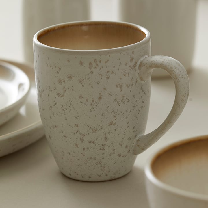 Tazza Bitz 30 cl grigia, bianco crema-crema Bitz