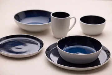 Tazza Bitz Gastro 30 cl - Bianco-blu scuro - Bitz