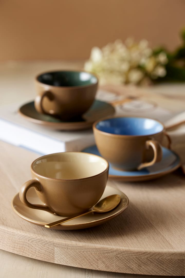 Tazza con piattino Bitz 24 cl opaca, Wood-forest Bitz