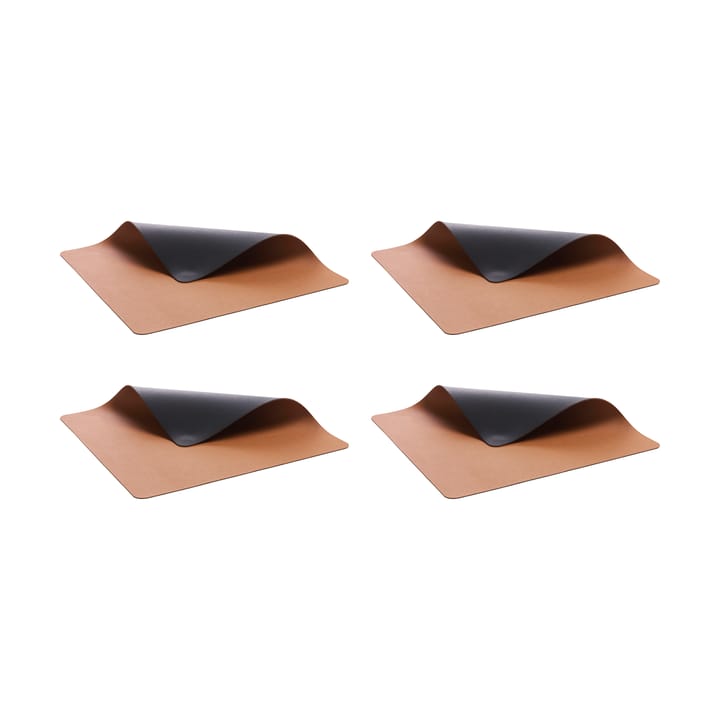 Tovaglietta Bitz 33x46 cm 4 pezzi - Nero-marrone - Bitz