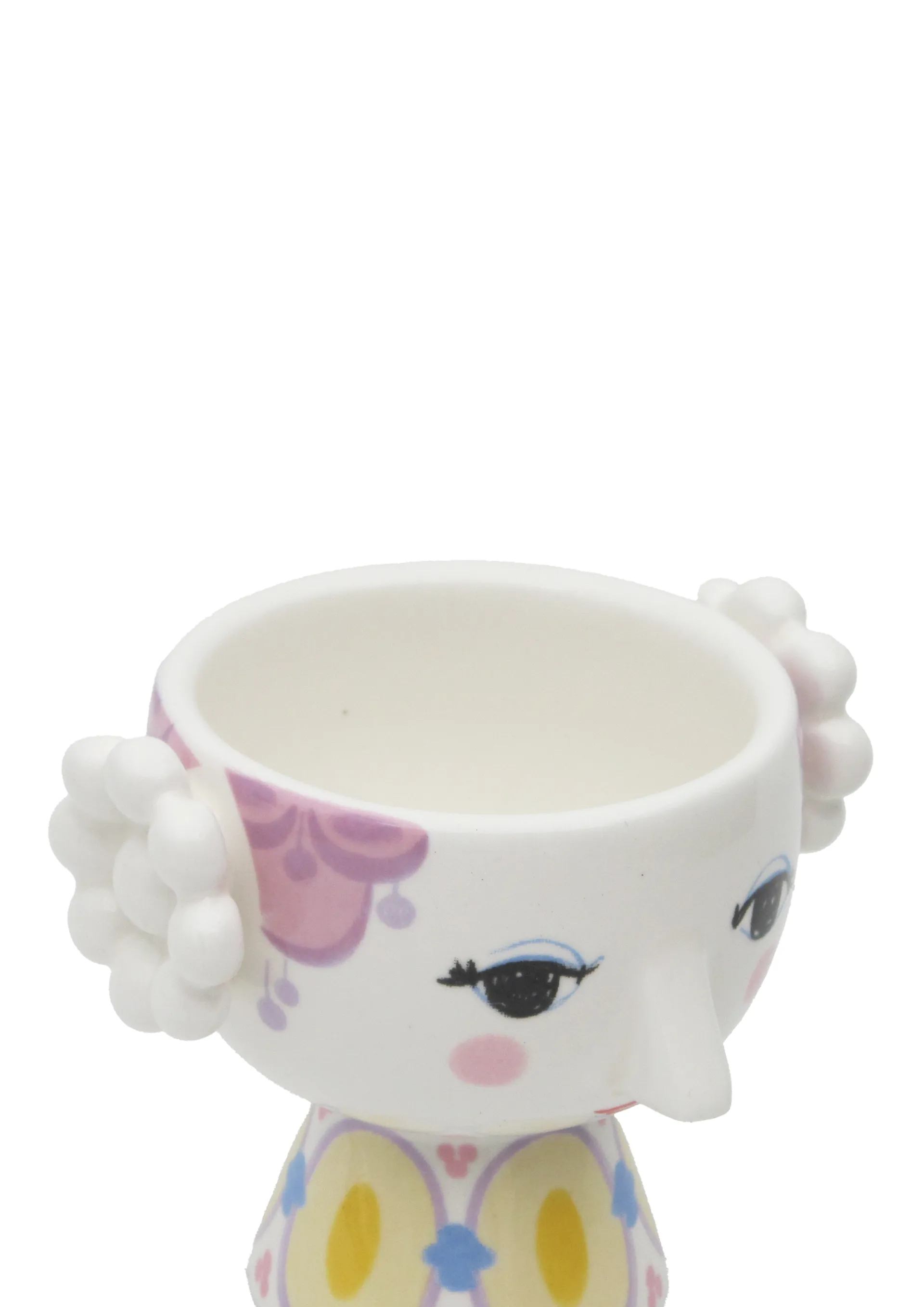 Eva portacandele Ø6,5 cm confezione da 2, Giallo-lavanda Bjørn Wiinblad