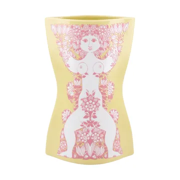 Nina vaso - Giallo-rosa, 22 cm - Bjørn Wiinblad