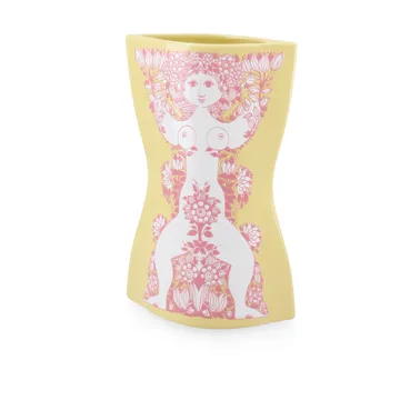 Nina vaso - Giallo-rosa, 22 cm - Bjørn Wiinblad