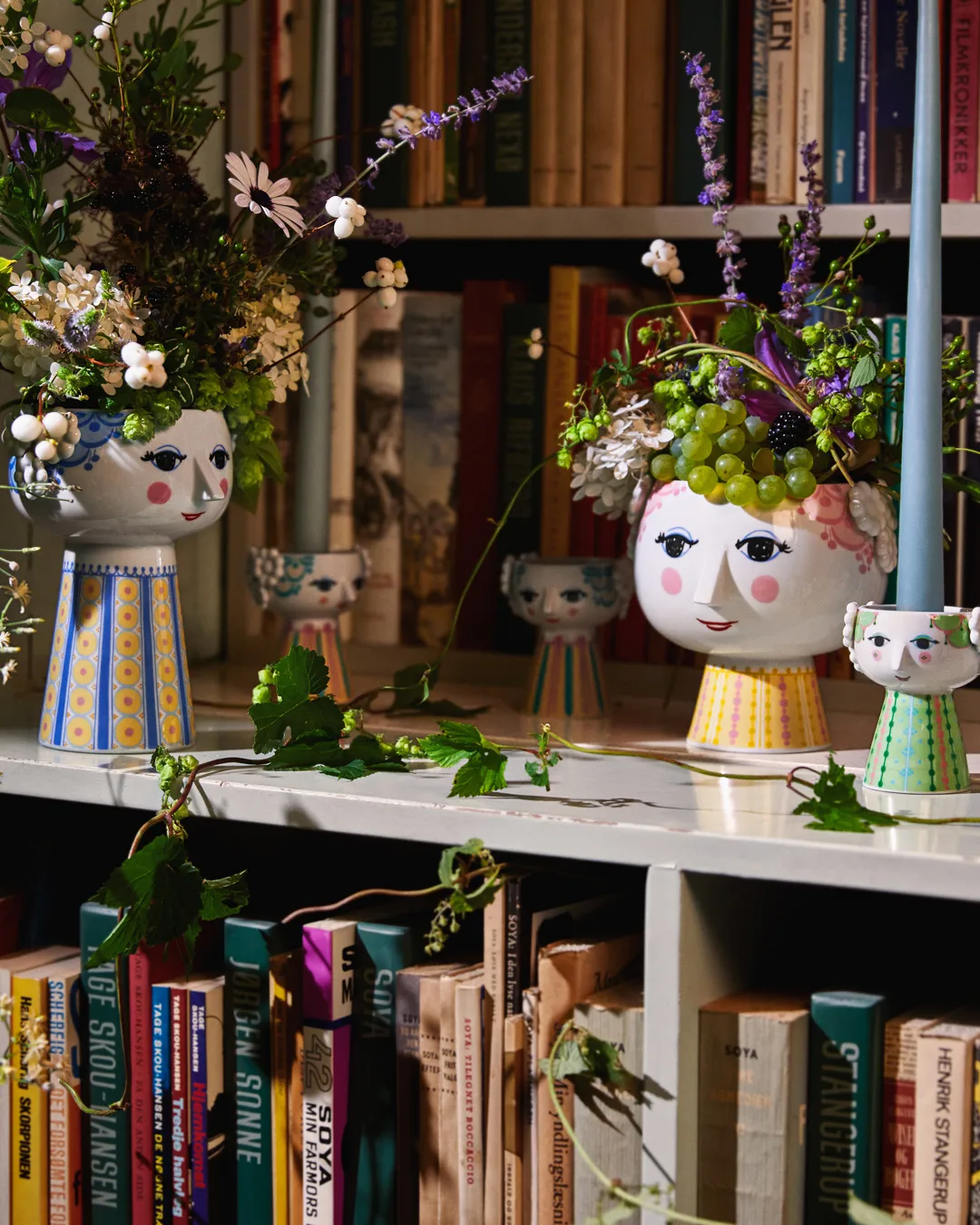 Vaso con piede Eva Ø 15,5 cm, Rosa Bjørn Wiinblad