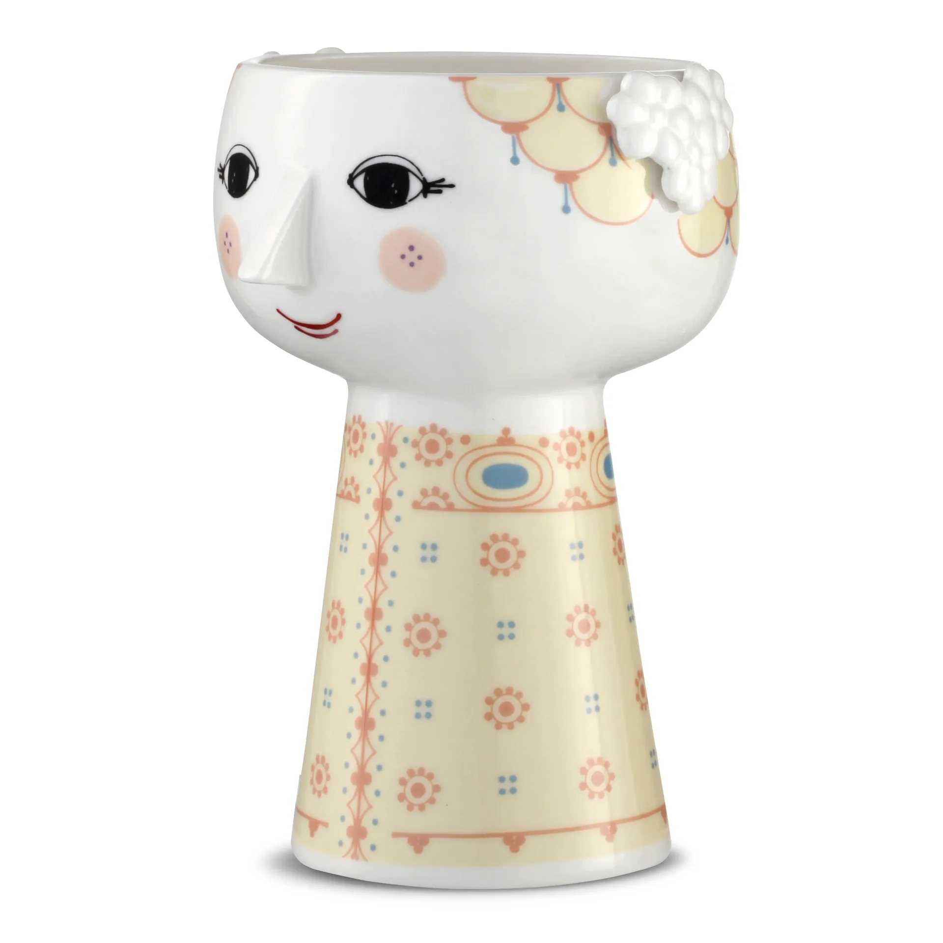 Vaso Eva 15 cm, Soft yellow Bjørn Wiinblad