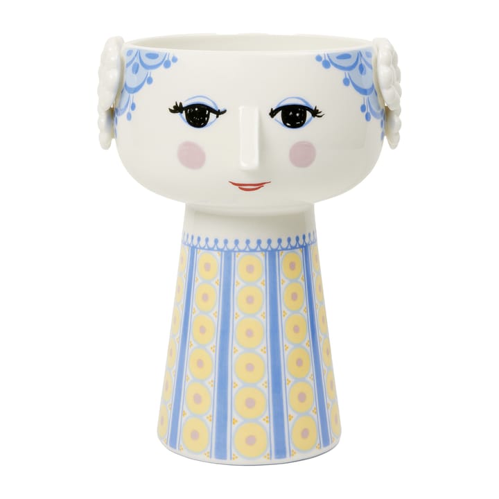 Vaso Eva 18,5 cm - Blu-blu - Bjørn Wiinblad