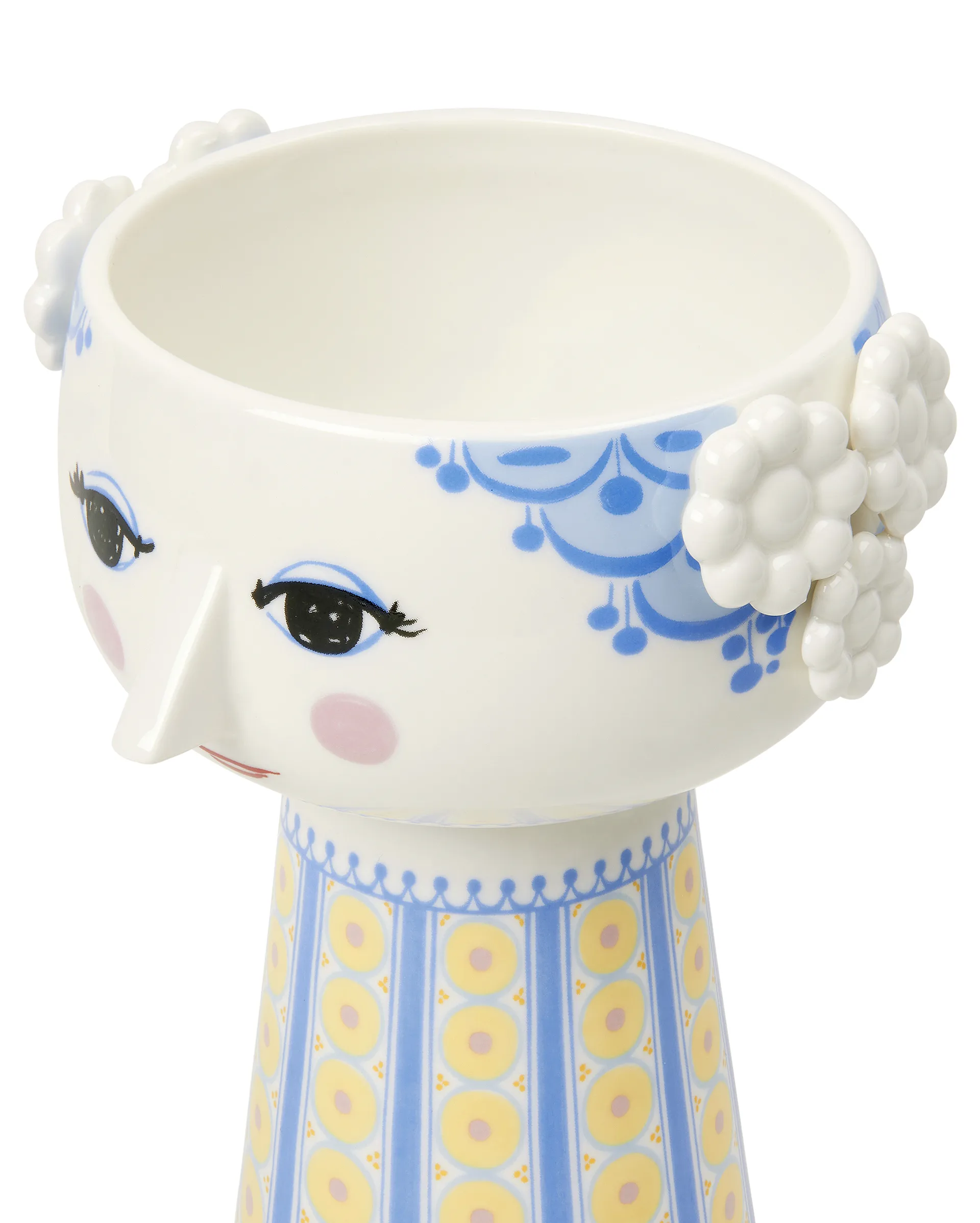 Vaso Eva 18,5 cm, Blu-blu Bjørn Wiinblad