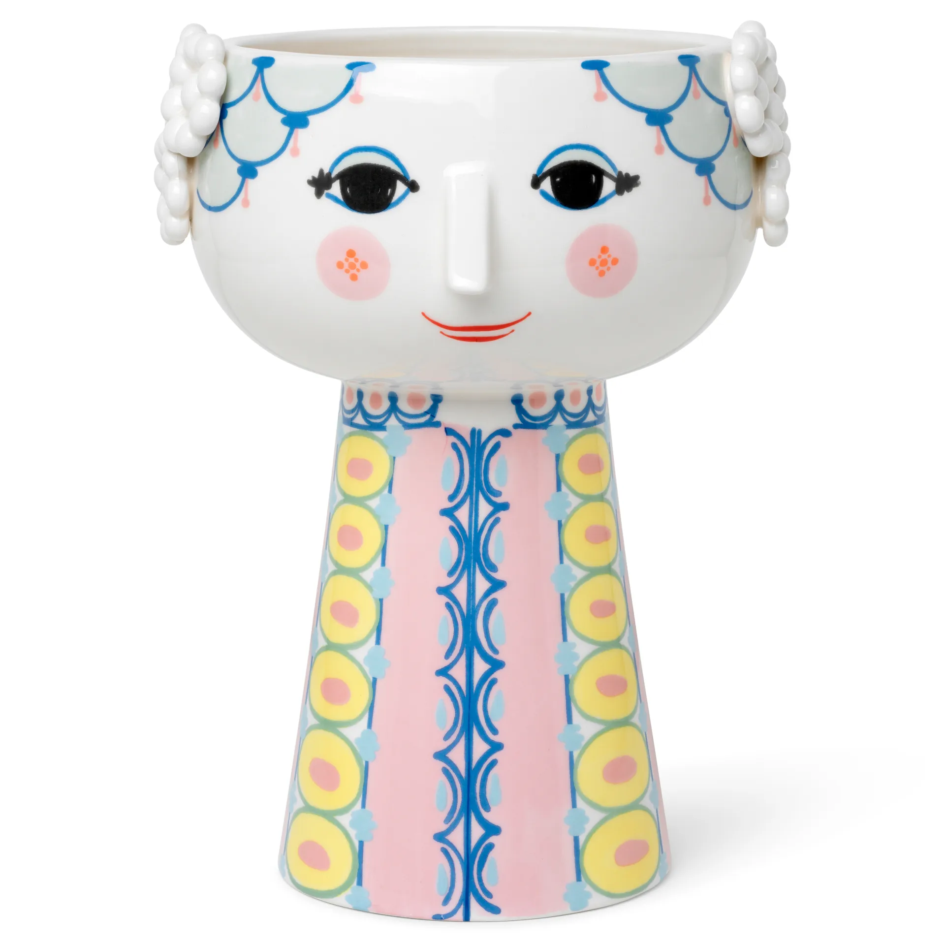Vaso Eva 23 cm, Rosa Bjørn Wiinblad