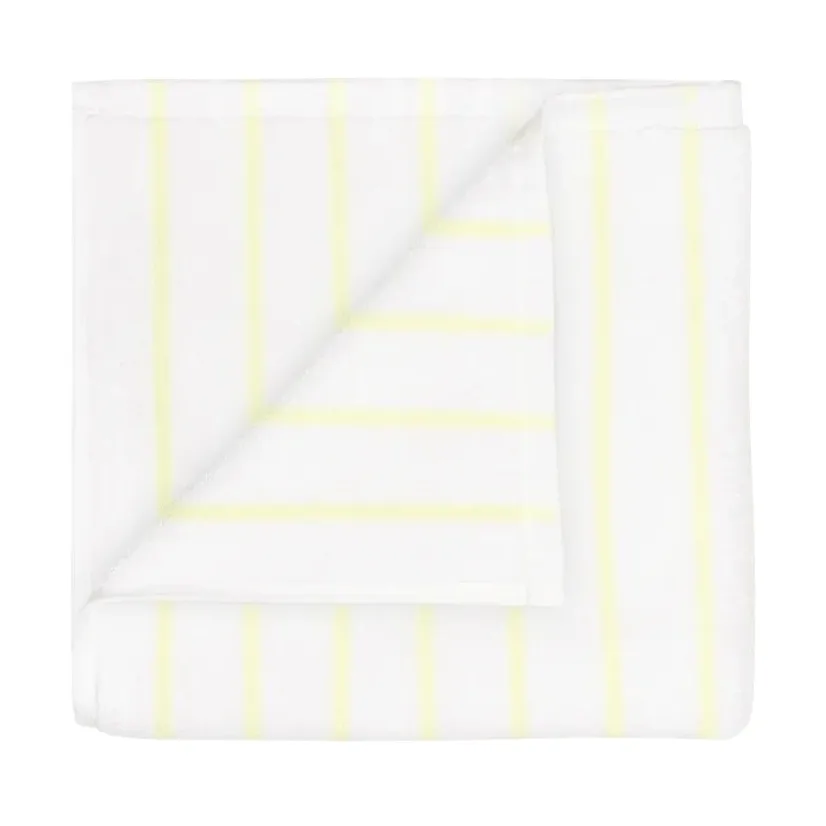 Arto asciugamano, Confezione da 2, Giallo trasparente-bianco, 30x50 cm blomus