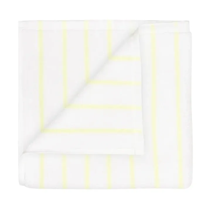 Arto asciugamano - Confezione da 2, Giallo trasparente-bianco, 30x50 cm - blomus