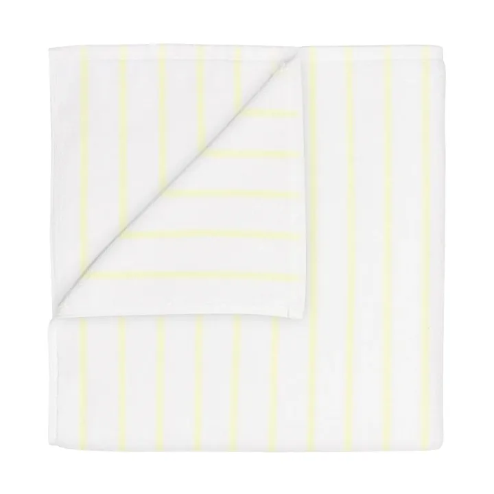 Arto asciugamano - Trasparente giallo-bianco, 70x140 cm - blomus