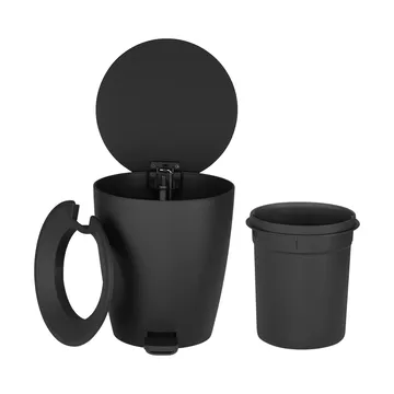 Ava pattumiera a pedale - Black, 3 L - blomus