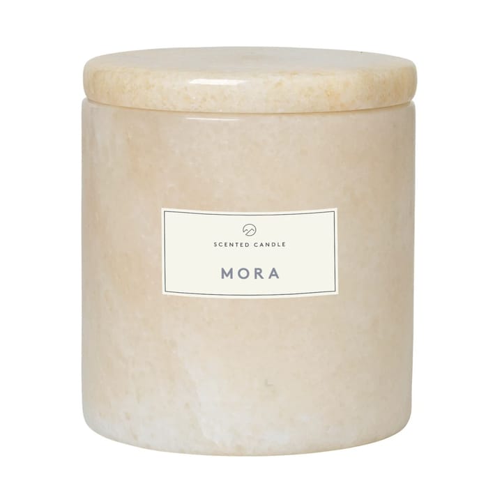Candela profumata Frable in marmo Ø 10 cm - Moonbeam, mora - Blomus