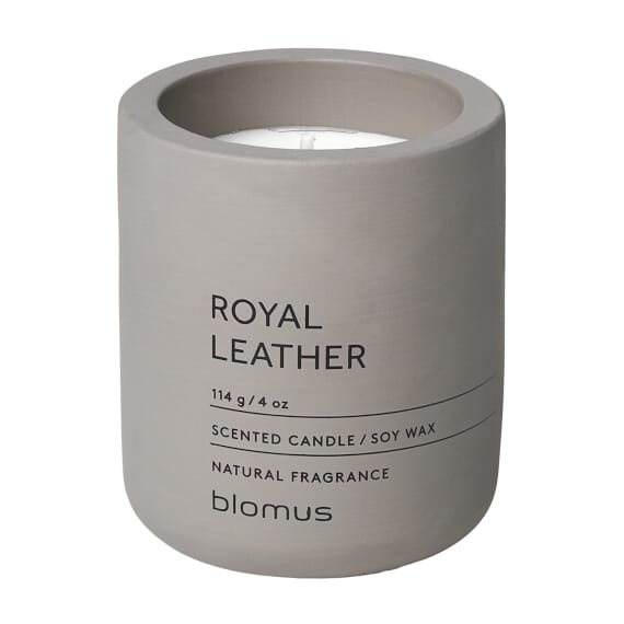 Candela profumata Fraga 24 ore - Royal leather-satellite - Blomus