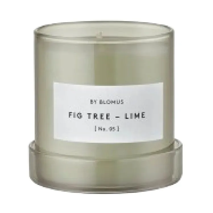 Candela profumata Valoa 30 ore, Fikon/Lime Agave Green blomus