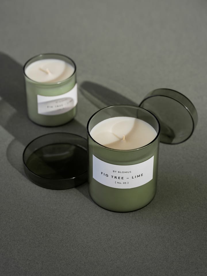 Candela profumata Valoa 30 ore, Fikon/Lime Agave Green Blomus