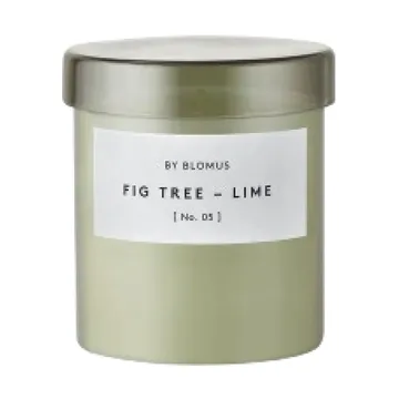 Candela profumata Valoa 45 ore - Fikon/Lime Agave Green - blomus