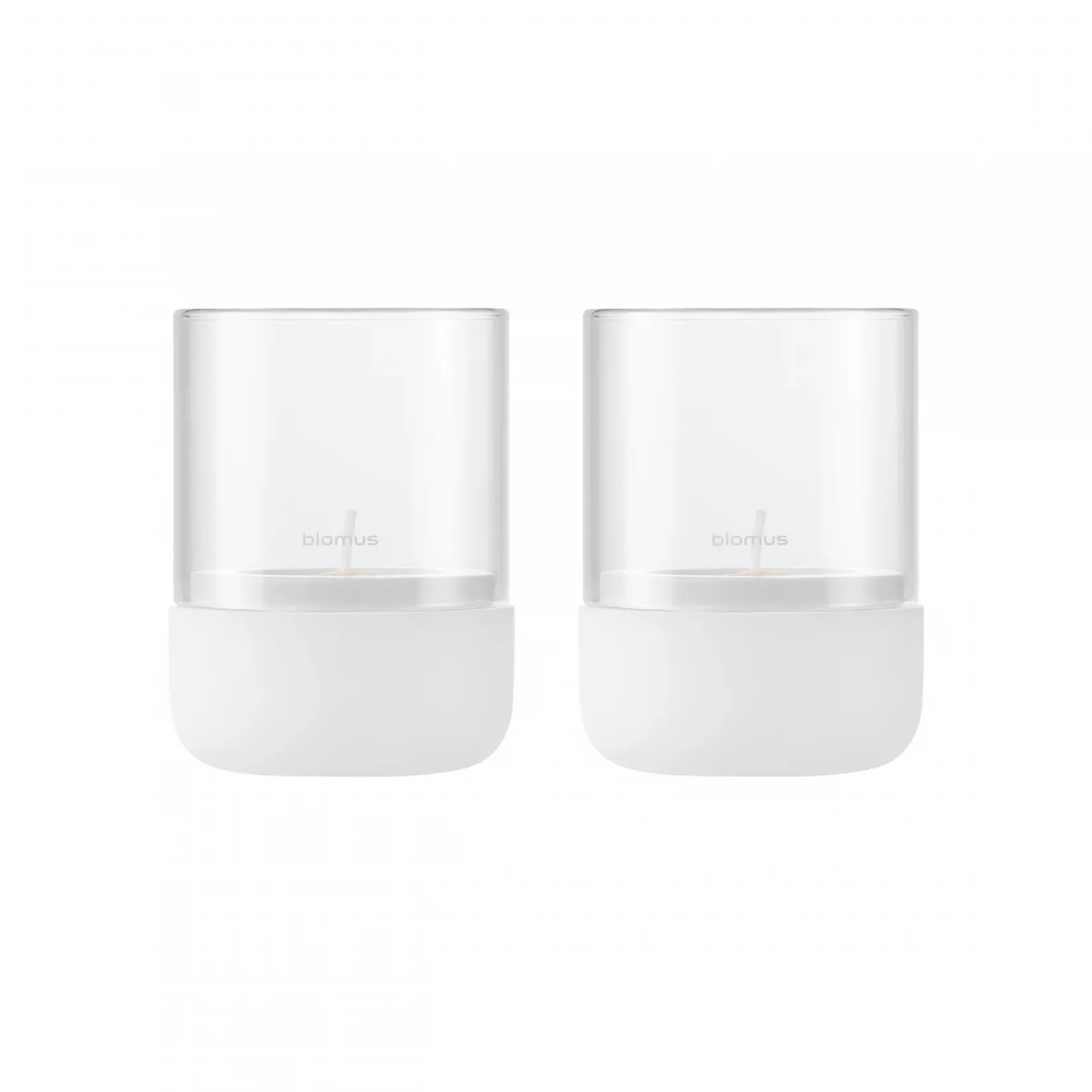 Candela votiva Calma Ø 7 cm, confezione da 2, Giglio bianco blomus