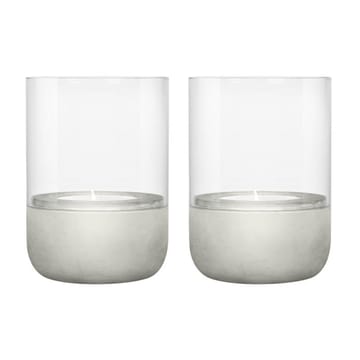 Candela votiva Calma Ø 7 cm, confezione da 2 - Grigio chiaro - Blomus
