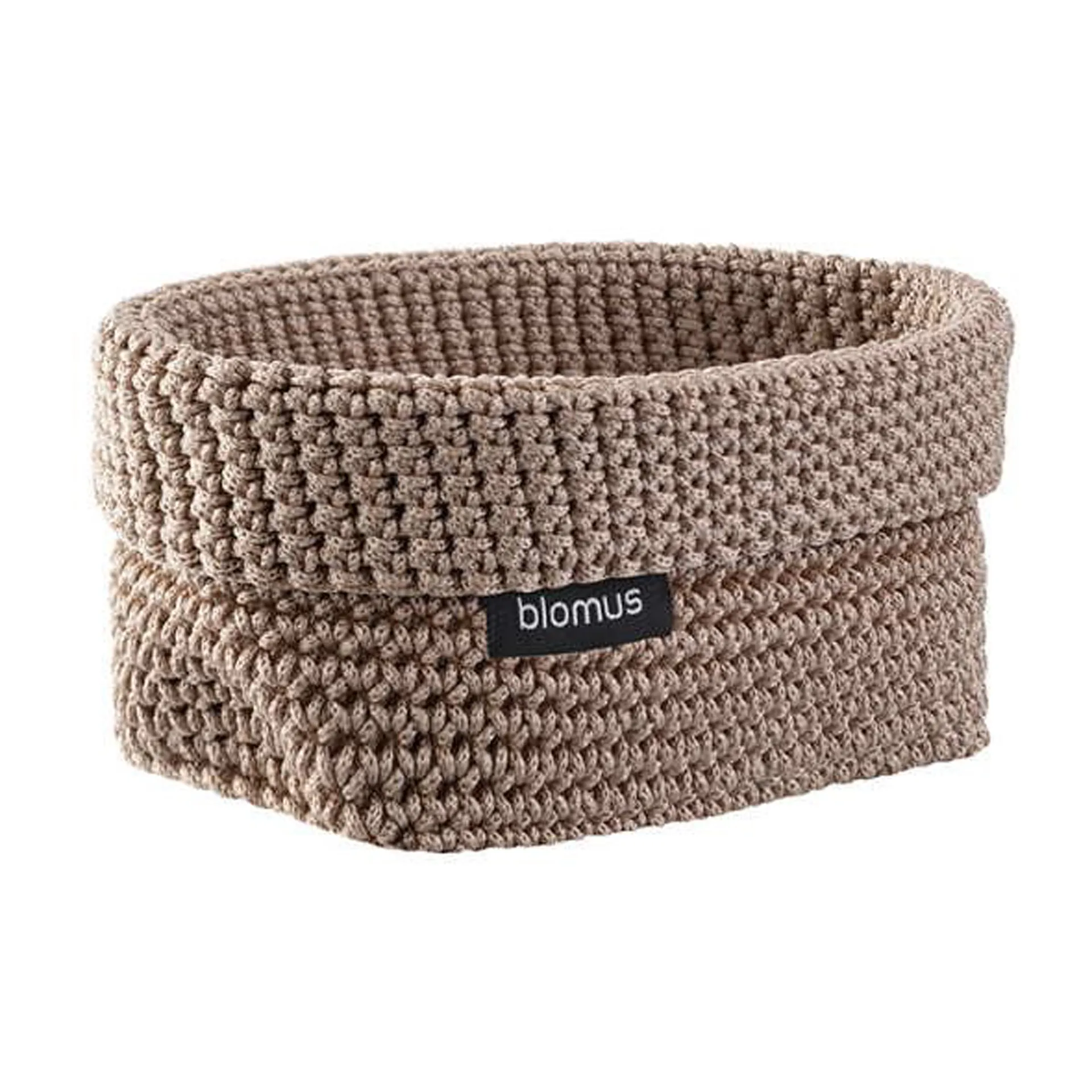 Cestino in tessuto "Tela" medio, 10x15 cm, Bark blomus