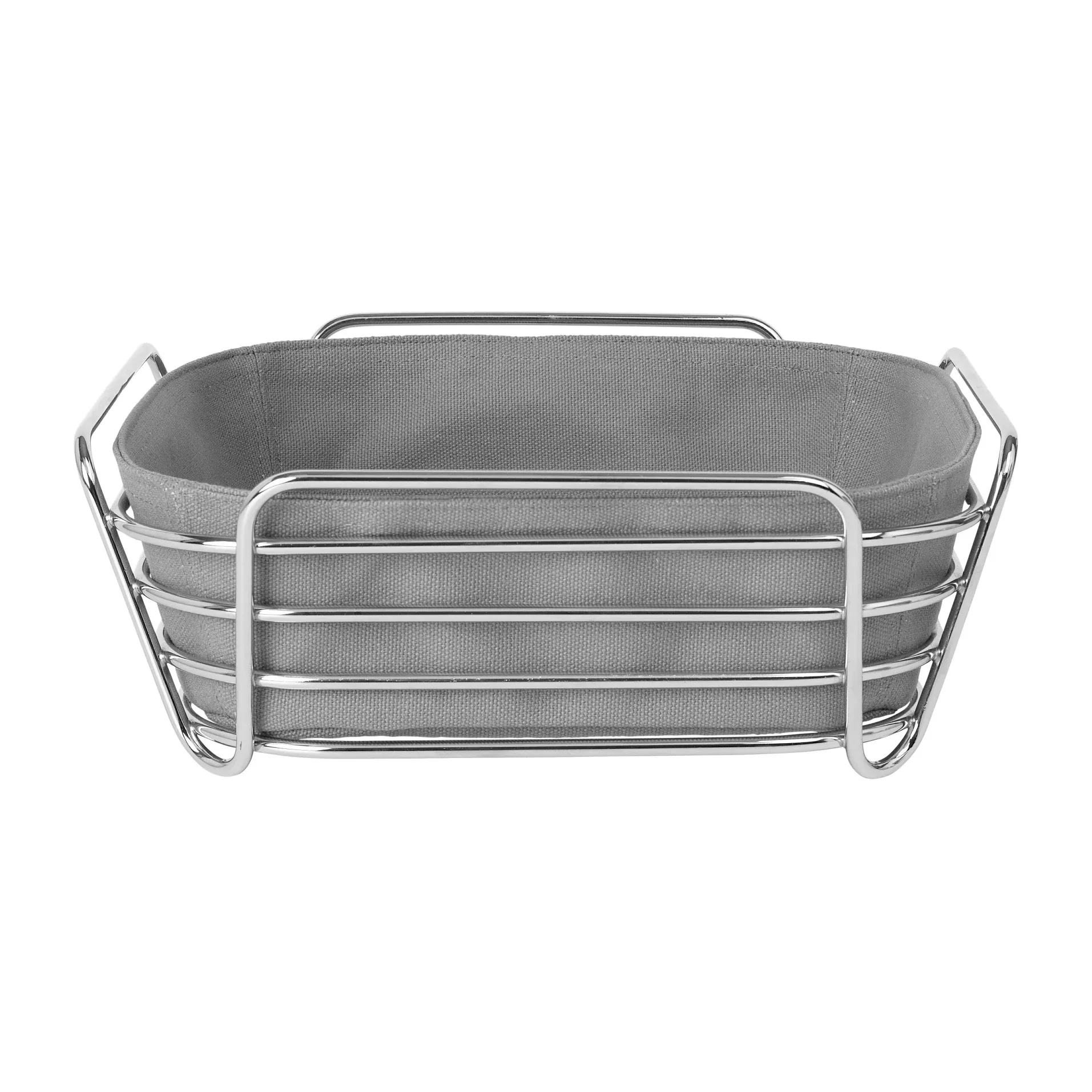 Cestino per il pane Delara, 25x25 cm, Grigio talpa blomus