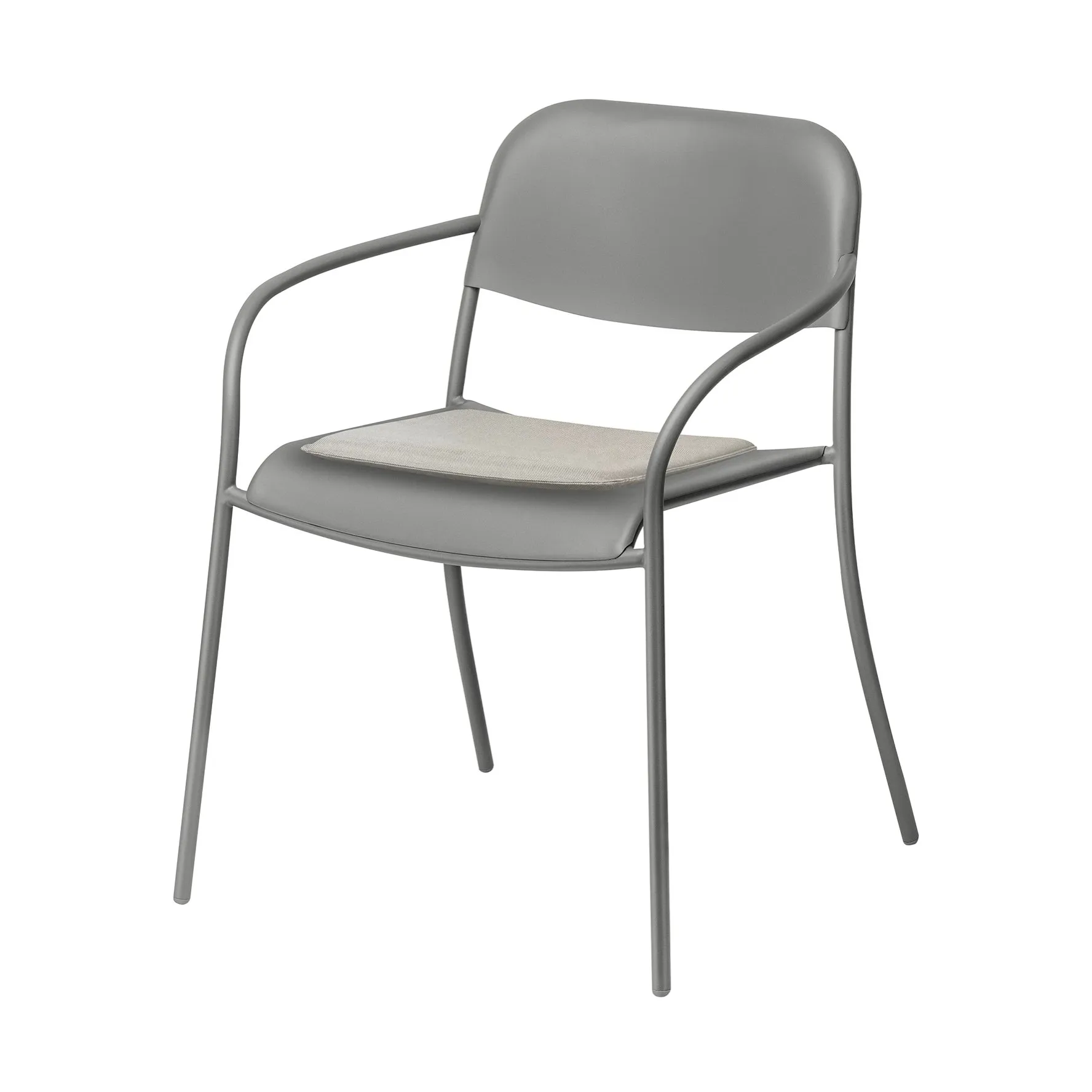 Cuscino da seduta per sedia e divano lounge YUA, Melange grey blomus