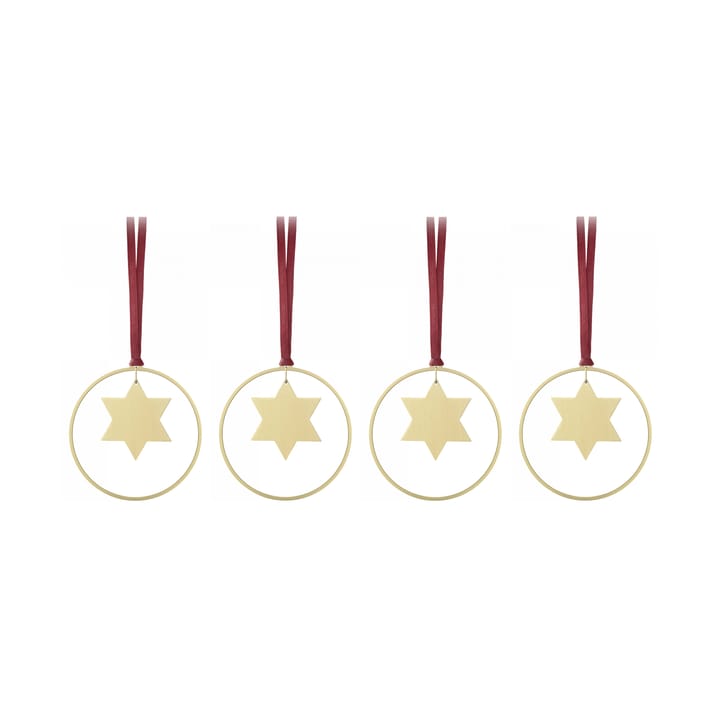 Decorazione per albero KITAI 8,5 cm 4 unidades, Stars Blomus