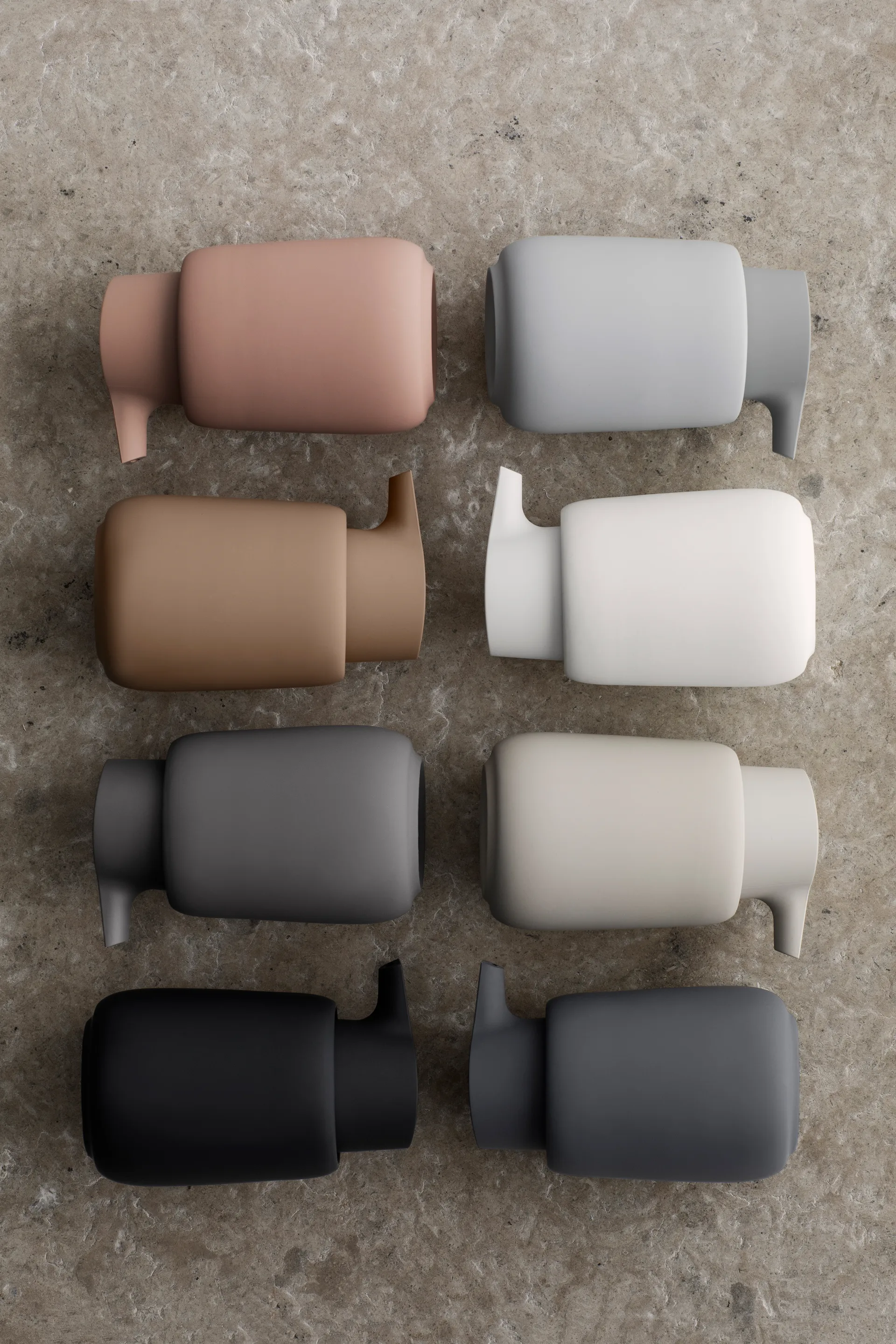 Dispenser sapone in ceramica Ø8,5 cm, Marrone blomus