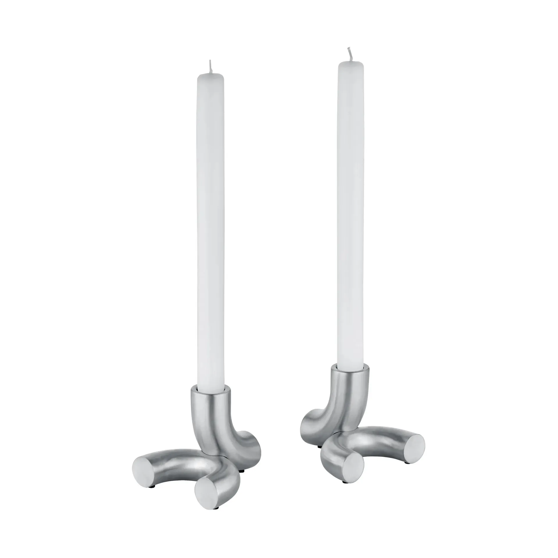 Doodle portacandele, Acciaio inox opaco blomus